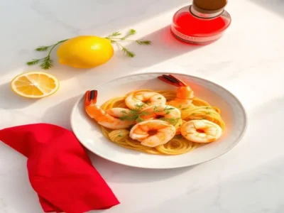 Lemon Garlic Butter Shrimp Scampi